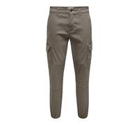 ONLY & SONS Herren ONSCARTER Life Cargo Cuff 0013 Pant NOOS Cargohose 22028434,Falcon,32W / 32L