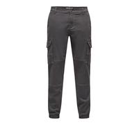 Only & Sons Herren Onscarter Life Cargo Cuff 0013 Pant Noos Hose 22028434,Grey Pinstripe,34W / 34L