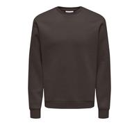 ONLY & SONS Herren Onsceres Crew Neck Noos, Coffee Bean, S