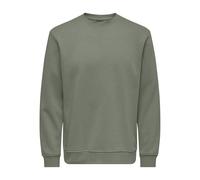 ONLY & SONS Herren Onsconnor Reg Crew Neck Noos Sweatshirt, Castor Gray, S EU