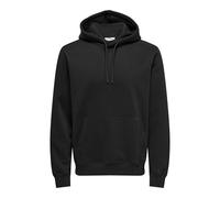 ONLY & SONS Herren Onsconnor Reg Sweat Hoodie Noos Kapuzenpullover, Schwarz, XXL EU