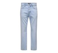 Only & Sons Herren Onsedge Straight Box Tai DNM Cbo Noos Jeans, Light Blue Denim, 29W / 30L EU
