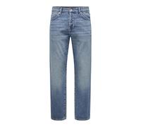 ONLY & SONS Herren Onsedge Straight Box Tai DNM Mu Otl, Medium Blue Denim, 29 W/32 L