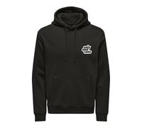 Only & Sons - Bekleidung ONSFLOWER REG HOODIE CS - Schwarz - Größe L