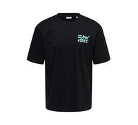 Only & Sons Herren Onsfrank RLX Ss Tee Noos, Schwarz, S EU