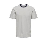 ONLY & SONS Herren Onsfred Life RLX Ss Stripe Tee Noos, Gardenia, XL EU