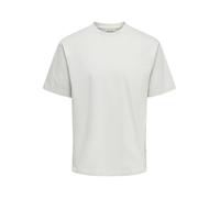 only & sons - T-Shirt - Fred grau - Gr. - L