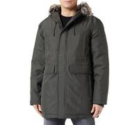 ONLY & SONS Herren ONSFUTURE Faux FUR Parka OTW Winterjacke, Peat, L