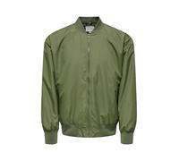 ONLY & SONS Bomberjacke "Gavin" in Grün - 26% | Größe M | Herren Plussize
