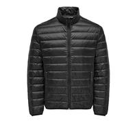 Only & Sons Regular Fit Steppjacke mit Reißverschlusstaschen Modell 'GAVIN' in Black, Größe XXL