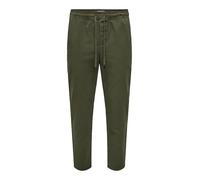 Only & Sons Herren Onslinus Taper 0183 Pant Stoffhose, Olive Night, M EU