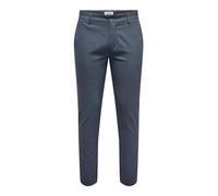 ONLY & SONS Herren Onsmark Pete Slim Dobby 0058 Pant Noos Hose, Bering Sea, 29W / 34L EU