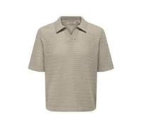 ONLY & SONS Herren Onsnyle Life Reg 5 Ss Split Polo Knit, String, Large