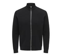 ONLY & SONS Herren Onsphil 12 Struc Cardigan Knit 2851 Noos Sweater, Schwarz, L EU