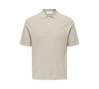 ONLY & SONS Poloshirt "Tony" in Beige - 23% | Größe XXL | Herren Plussize
