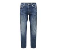 ONLY & SONS Herren ONSWEFT REG. DMB Tint 2139 TAI DNM Jeans, Dark Medium Blue Denim, 32 W / 32 L