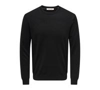 ONLY & SONS Pullover "Wyler" in Schwarz - 36% | Größe XL | Herren Plussize