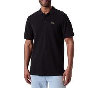 ONLY & SONS Herren Poloshirt Kurzarm Polokragen Baumwolle Hemd lässiges Shirt, Farben:Schwarz-3, Größe:S