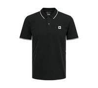 ONLY & SONS Herren Poloshirt ONSFLETCHER - Regular Fit XS S M L XL XXL, Größe:M, Farbe:Black Bright White Contrast Stripe 22024827