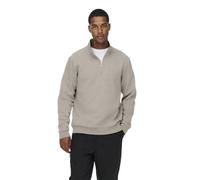 Only & Sons Herren Pullover ONSCERES Half Zip Sweat - Regular Fit S M L XL XXL, Größe:M, Farbe:22019055 Silver Lining