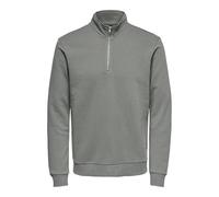 Only & Sons ONSCERES HALF ZIP SWEAT M 22019055 Castor Gray (899239) Grau M