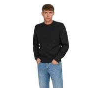 Only & Sons Herren Strickpullover ONSTONY DS 12 LS Waffle Crew Knit, Wrought Iron, Gr. S