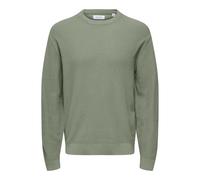 ONLY & SONS Herren ONSTONY DS 12 LS Waffle Crew Knit Strickpullover, Wrought Iron, X-Large