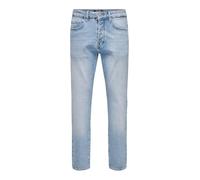 Only & Sons Yoke Lb 9684 Dot Tapered Fit Jeans 32 Light Blue Denim