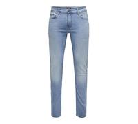 Herren Slim Fit Jeans Stretch Denim Pants Bleached Design Hose ONSLOOM