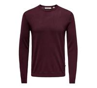 Only & Sons Herren Strickpullover | Normal geschnitten fit, Langarm, Basic, Bei max. 30 grad im schongang waschen