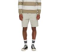 ONLY & SONS Herren Sweat Short ONSLINUS - Regular Fit - Blau Beige Weiss, Größe:M, Farbe:Silver Lining 22024967
