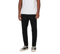 ONLY & SONS Herren Sweatpant ONSLINUS Crop LIN - Tapered Fit - XS S M L XL XXL, Größe:XL, Farbe:Silver Lining 22024966