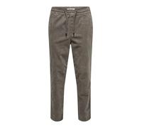 Only & Sons Cordhose ONSLINUS TAP CORDUROY 0185 Tapered Baumwoll-Mix Falcon Grau XXL