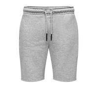 Only & Sons Herren Sweatshorts Bermuda ONSCeres Kurze Sweathose 22019490 Light Grey Melange XXL