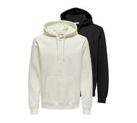 Only&Sons Hoodie Connor im 2er-Pack Herren ecru, M