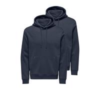 Only&Sons Hoodie Connor im 2er-Pack Herren marine, XL