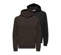 Only&Sons Hoodie Connor im 2er-Pack Herren schoko, XL