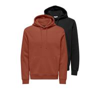 Only&Sons Hoodie Connor im 2er-Pack Herren terra, XL