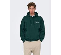 ONLY & SONS Hoodie "Gallery" in Petrol - Größe XXL | Herren Sweatshirts Jacken
