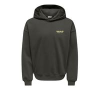 ONLY & SONS Hoodie in Anthrazit - Größe L | Herren Sweatshirts Jacken