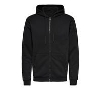 Only & Sons Herren Sweatshirt Onsceres Life Zip Thr. Hoodie Sweat Noos 22018684 Schwarz