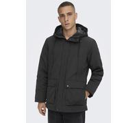 Only & Sons - Jayden Black - Jacke - Schwarz - L - Obermaterial: 100% Polyester; Futter: 100% Polyester,Synthetik Schwarz L