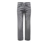 Straight Fit Jeans mit Woll-Anteil Modell 'EDGE' 29/30 men Hellgrau