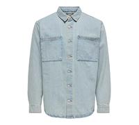 ONLY & SONS Jeansjacke "Alp" in Hellblau - Größe S | Herren Plussize