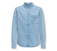 ONLY & SONS Junior Jeanshemd "Orson" in Hellblau - Größe 152 | Kinder Blusen Hemden