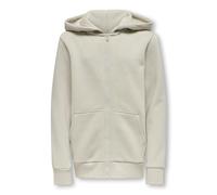 Only & Sons Junior Jungen Osjceres Zip THR. Hoodie SWT Noos, Silver Lining, 134-140 EU