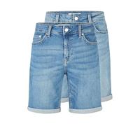 Only & Sons Kurze Jeans Herren ONSPLY 2er Pack Regular Fit Shorts Basic Hose Denim Bermuda Sommerhose Einfarbig, Größe:S, Farbe:Medium Blue/Light Blue (22029141)