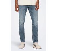 Only & Sons - Loom Slim Dark Blue Grey - Jeans - Blau - W31 / L32 - 98% Baumwolle, 2% Elastan,Denim Blau W31 / L32