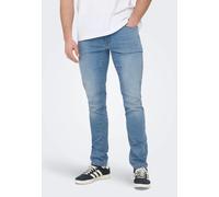 Only & Sons Jeans ONSLOOM Herren Slim Fit Stretch Bleached Hellblau W30/L34