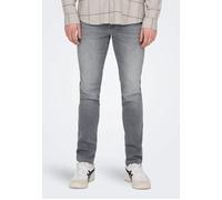 Only & Sons Herren Jeans Onsloom One LMGD 8265 Slim-fit Light Grey Denim W29/L32